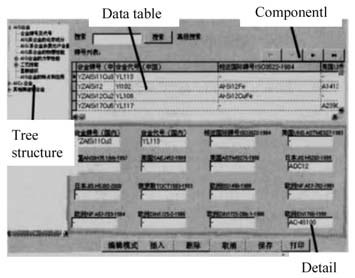 鑄造鋁合金數據表界面