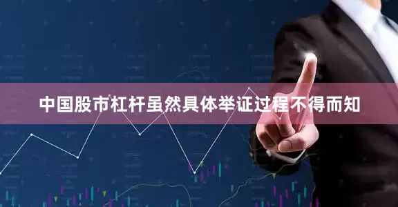 中国股市杠杆虽然具体举证过程不得而知