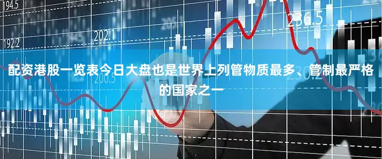 配资港股一览表今日大盘也是世界上列管物质最多、管制最严格的国家之一